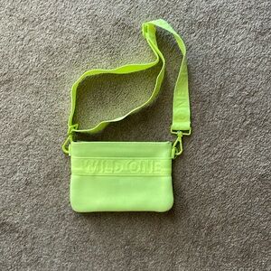 Wild, one neon, yellow magnetic treat pouch